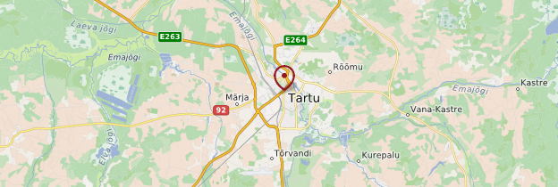 Carte Tartu - Estonie