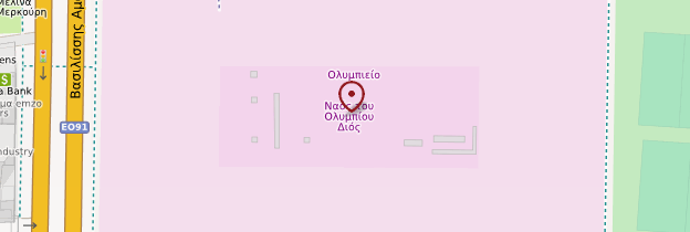 Carte Olympiéion - Athènes