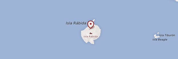 Carte Isla Rábida - Îles Galápagos