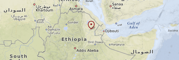 Carte Afar - Éthiopie