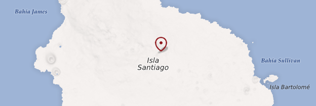 Carte Isla Santiago - Îles Galápagos