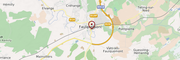 Carte Faulquemont - Lorraine