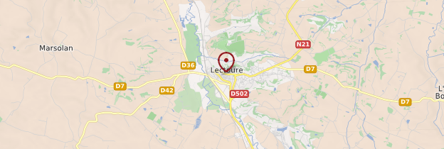 Carte Lectoure - Midi toulousain - Occitanie