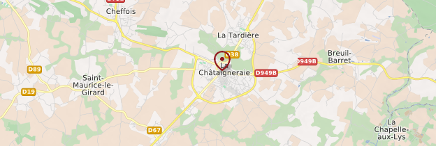 Carte La Châtaigneraie - Pays de la Loire