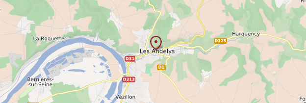 Carte Les Andelys - Normandie