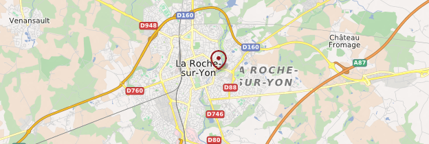 Carte La Roche-sur-Yon - Pays de la Loire