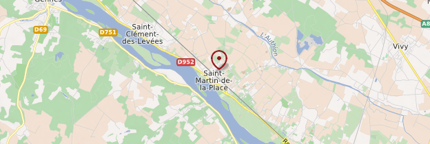 Carte Saint-Martin-de-la-Place - Pays de la Loire