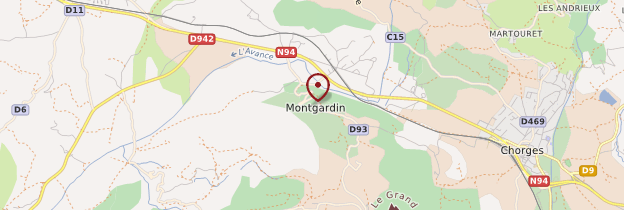 Carte Montgardin - Alpes