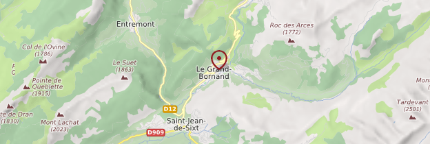 Carte Le Grand-Bornand - Alpes