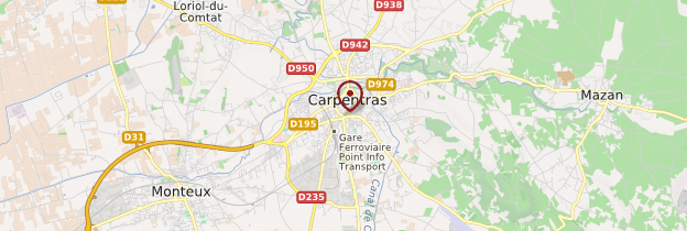 Carte Carpentras - Provence