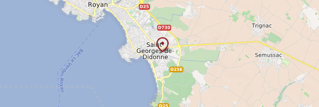 Carte Saint-Georges-de-Didonne - Poitou, Charentes