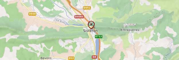 Carte Sisteron - Provence