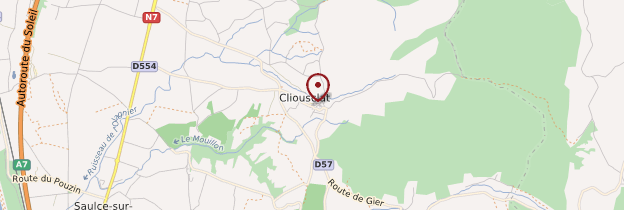 Carte Cliousclat - Ardèche, Drôme