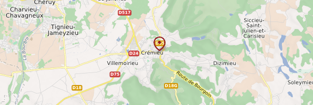 Carte Crémieu - Alpes