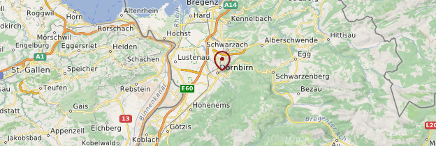 Carte Dornbirn - Autriche