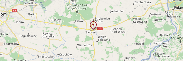 Carte Zwolen - Pologne