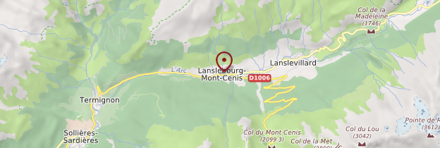 Carte Lanslebourg - Alpes