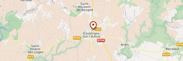 Carte Coulonges-sur-l'Autize - Poitou, Charentes