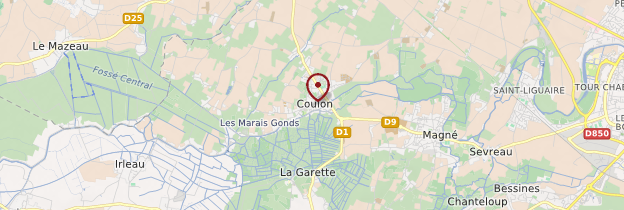 Carte Coulon - Poitou, Charentes