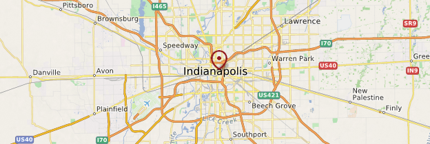 Carte Indianapolis - États-Unis
