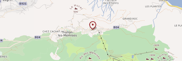 Carte Thollon-les-Mémises - Alpes