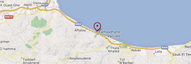 Carte Google Play - Béjaïa Algérie