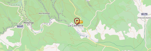 Carte La Caunette - Languedoc-Roussillon