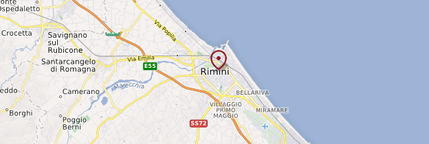 Carte Rimini - Italie