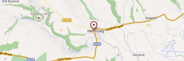 Carte Helmsley - Angleterre