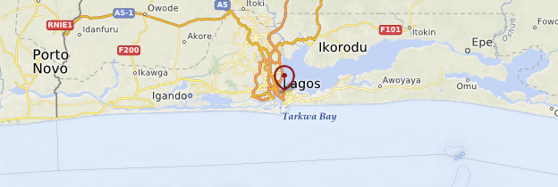 Carte Lagos - Nigeria