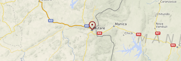 Carte Mutare - Zimbabwe