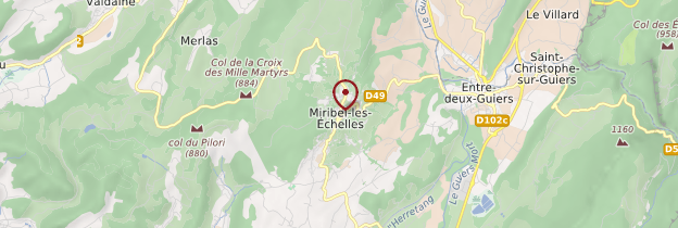 Carte Miribel-les-Echelles - Alpes