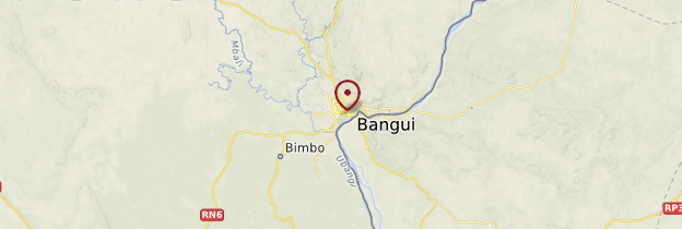 Carte Bangui - République centrafricaine