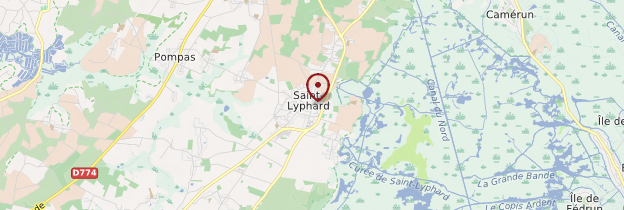 Carte Saint-Lyphard - Pays de la Loire