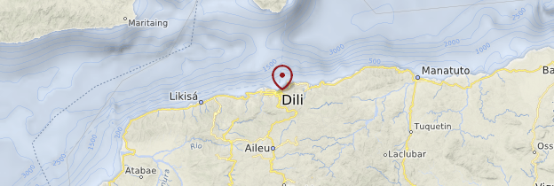 Carte Dili - Timor Oriental