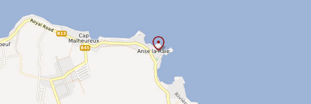 Carte Anse la Raie - Île Maurice, Rodrigues