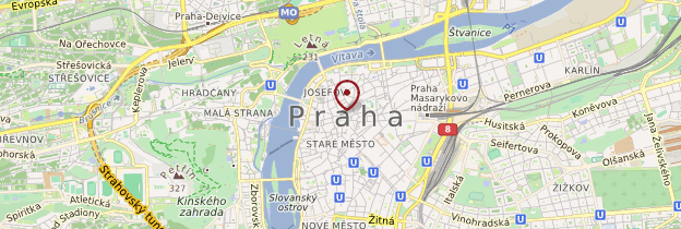 Carte Périphérie de Prague - Prague