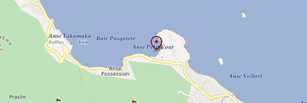 Carte Anse Petite Cour - Seychelles