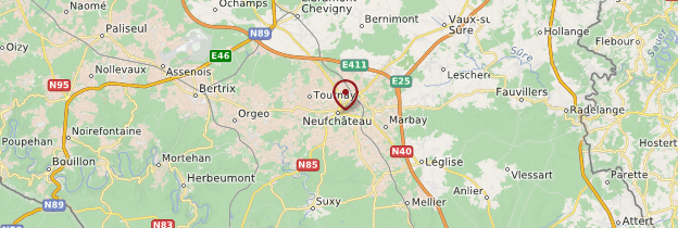 Carte Neufchâteau - Belgique