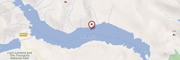 Carte Loch Katrine - Écosse