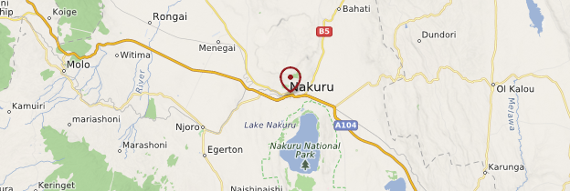 Carte Nakuru - Kenya