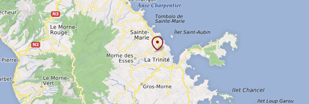 Carte Rivière-Salée - Martinique