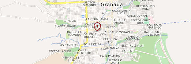 Carte Convento San Francisco de Granada - Nicaragua