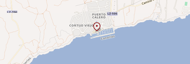 Carte Puerto Calero - Lanzarote