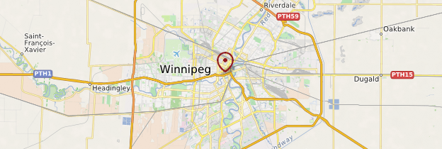 Carte Winnipeg - Canada