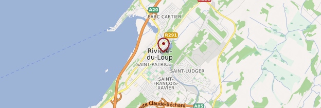 Carte Chutes de Rivière-du-Loup - Québec