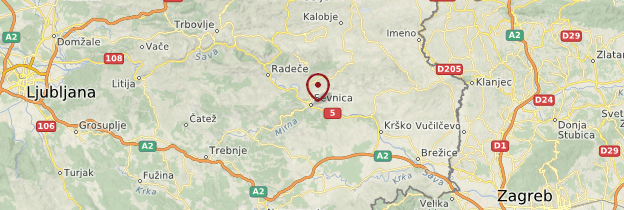 Carte Sevnica - Slovénie