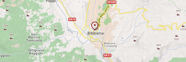 Carte Bibbiena - Toscane