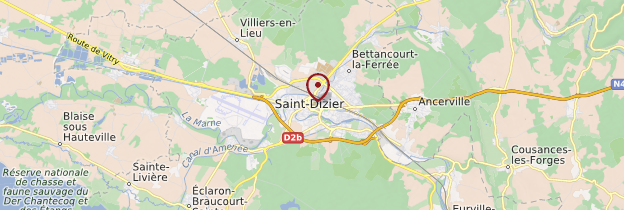 Carte Saint-Dizier - Champagne-Ardenne
