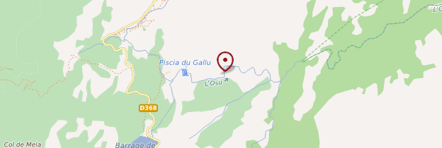 Carte Piscia di Gallo - Corse